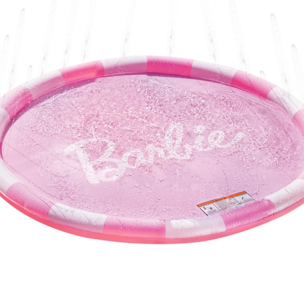 Barbie + Float Life by Funboy Splash Pad, 64" Diameter, Children Ages 6+ New